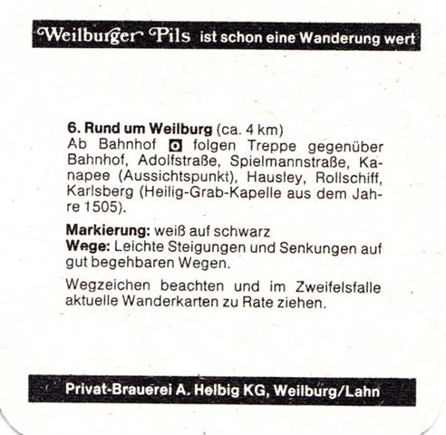 weilburg lm-he weilburger wander 2b (quad180-wanderweg 6-schwarz)